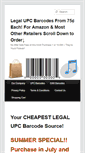 Mobile Screenshot of legalupcbarcodes.com