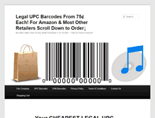 Tablet Screenshot of legalupcbarcodes.com